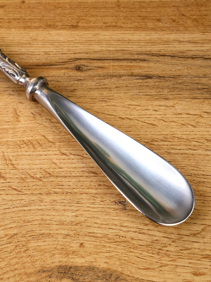 Ложка для обуви «Венок с бантиком», 31 см, латунь