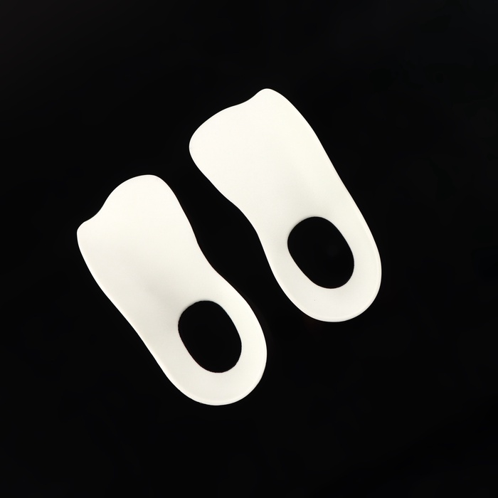 Полустельки для обуви, M р-р, 16×7 см, пара, белые