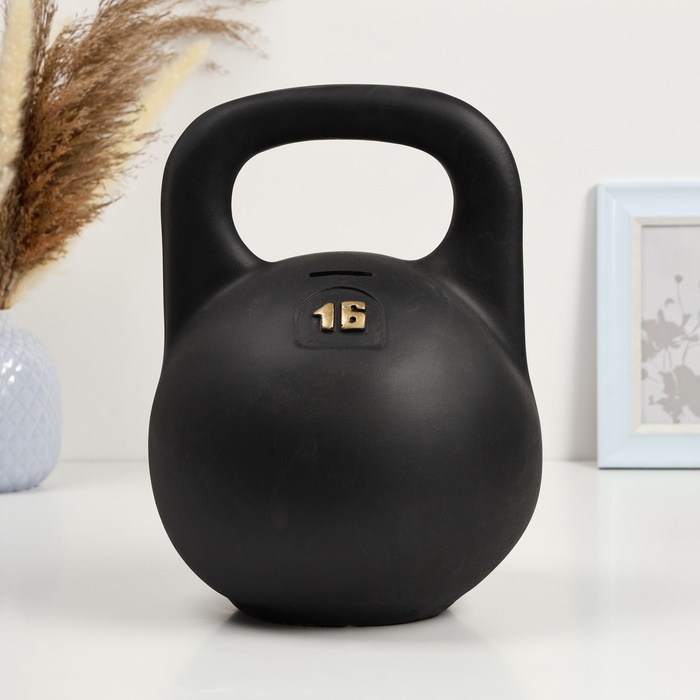 Копилка для денег «Гиря пилите», гипс, 21×21×28 см