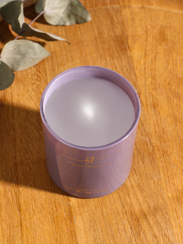 Ароматическая свеча Stella Fragrance 160 г, Lily of the valley