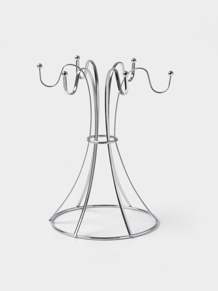 Держатель для кружек Доляна, на 6 предметов, 21×21×25 см, хромированный