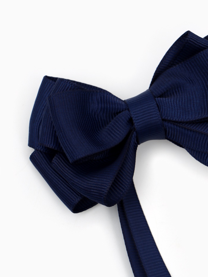 Бант для волос на заколке с лентами, синий, Холодное сердце