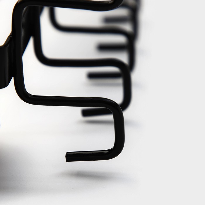 Держатель для кружек подвесной Доляна, на 12 предметов, чёрный