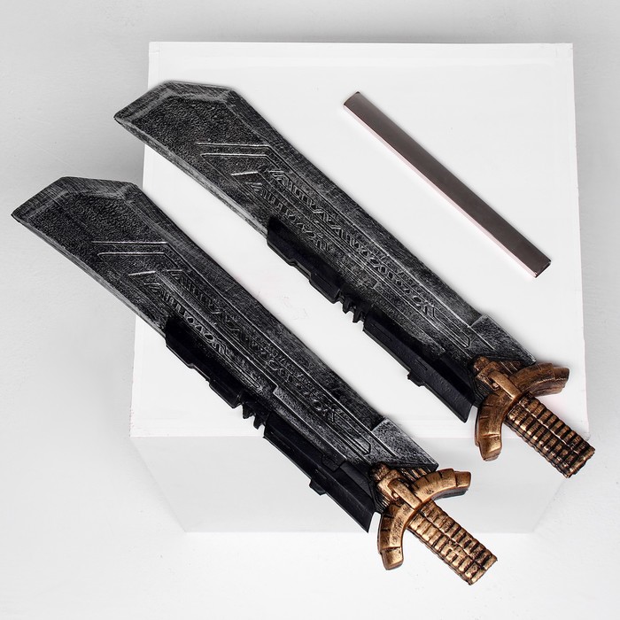 Макет оружия «Сувенирный меч двухклинковый Таноса», 108 см, разборный, пенополистирол