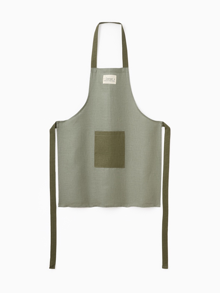 Набор фартуков «Этель. Папа и сын», мужской 60×70 см, детский 50×60 см, 100% лён