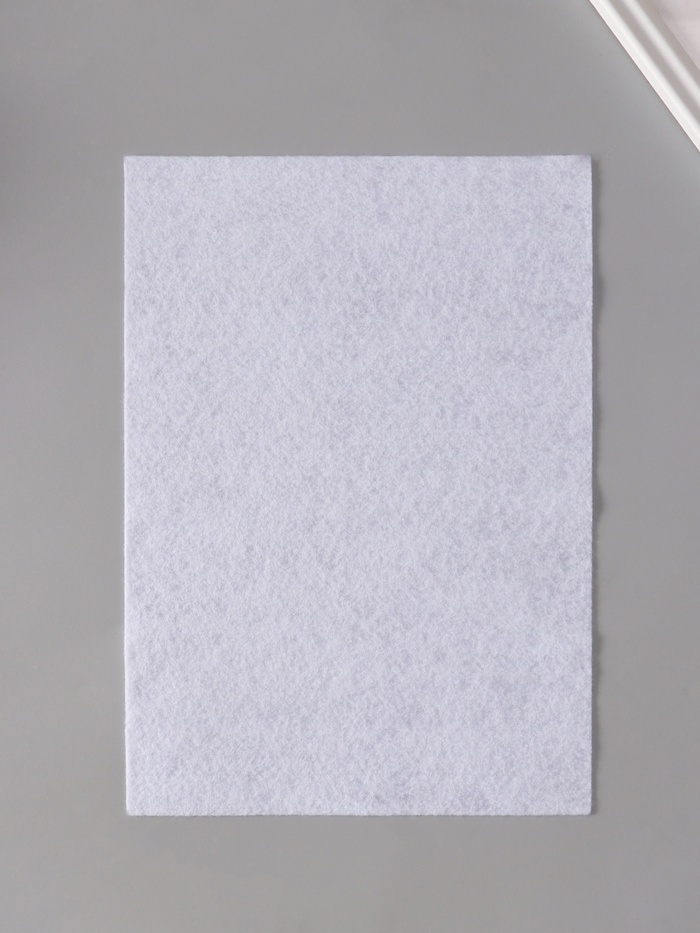 Фетр мягкий «Белый», 1 мм, (набор 10 листов), формат А4