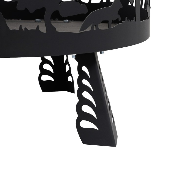 Костровая чаша «Лес», d=60 см, h=42 см, толщина стали 3 мм