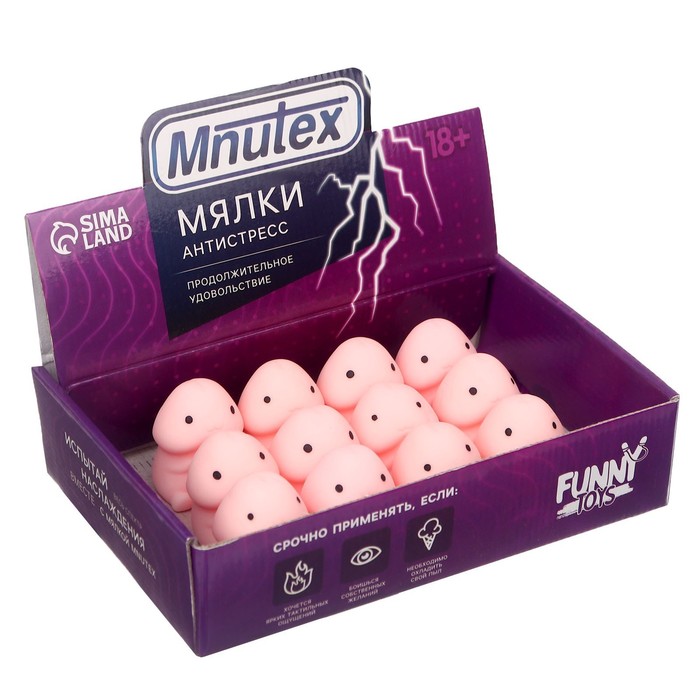 Антистресс сквиш мялка Mnutex, в шоубоксе