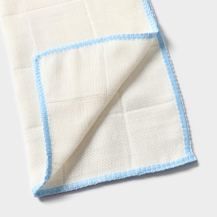 Салфетка для уборки Доляна «Люкс», микрофибра, бамбук, 30×30 см, цвет МИКС