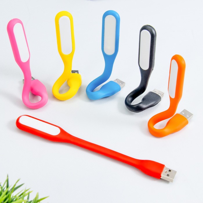 Ночник «Румби» LED 2 Вт USB подсветка для клавиатуры МИКС 1.5×1×17 см RISALUX