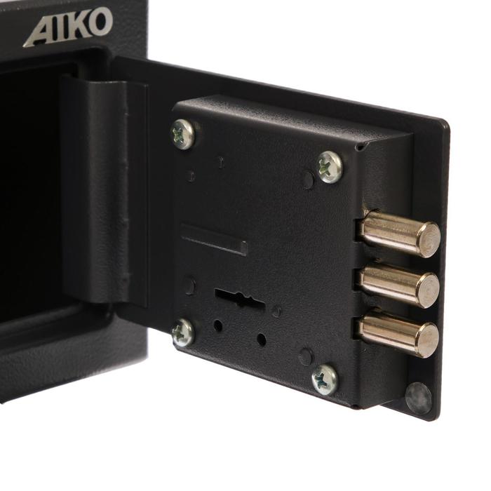 Сейф мебельный ключевой AIKO T – 140 KL, 195×140×140 мм, цвет чёрный