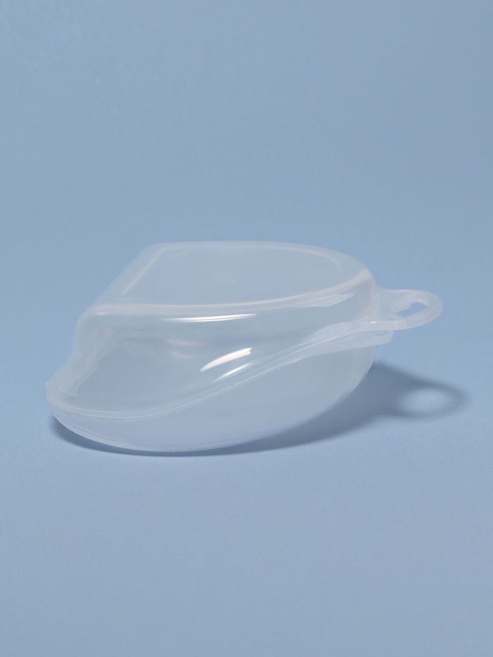 Контейнер для протезов, стоматологический, 8×7×3 см, прозрачный