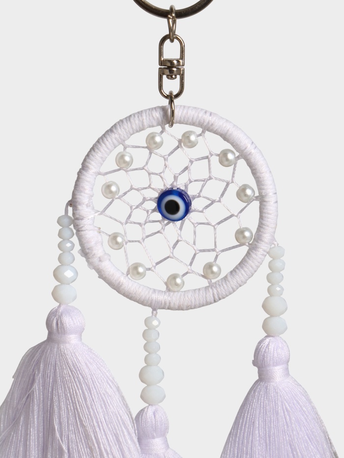 Брелок «Ловец снов», 17 см, белый