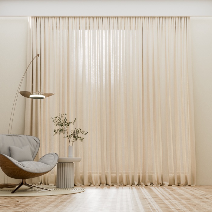 Штора SL HOME Facile, 140×270 см, лён 100%, 210 г/м²