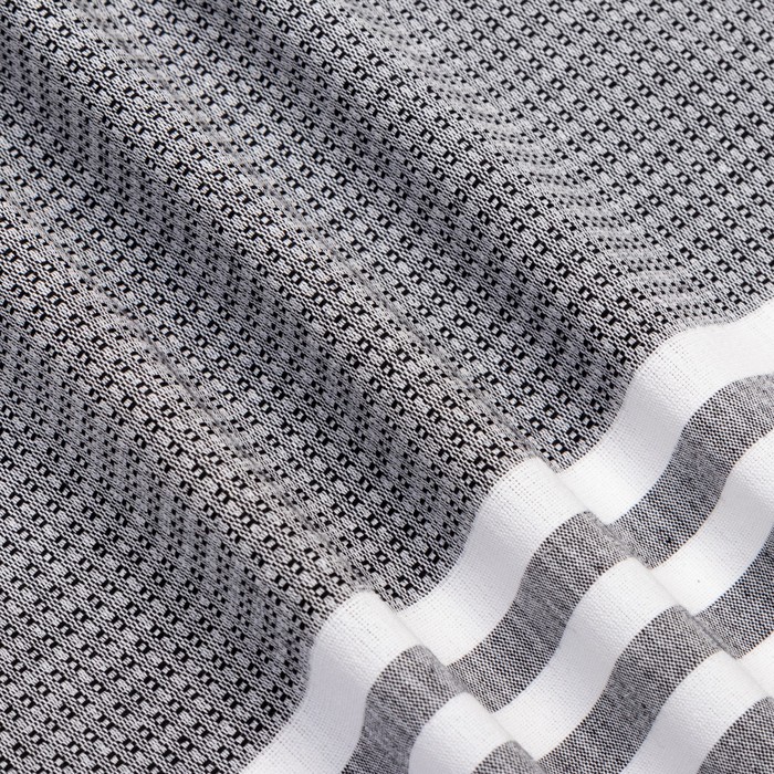 Полотенце - пештемаль пляжное Waffle, 100×180 см, 100 % хлопок, 211 г/м², серое