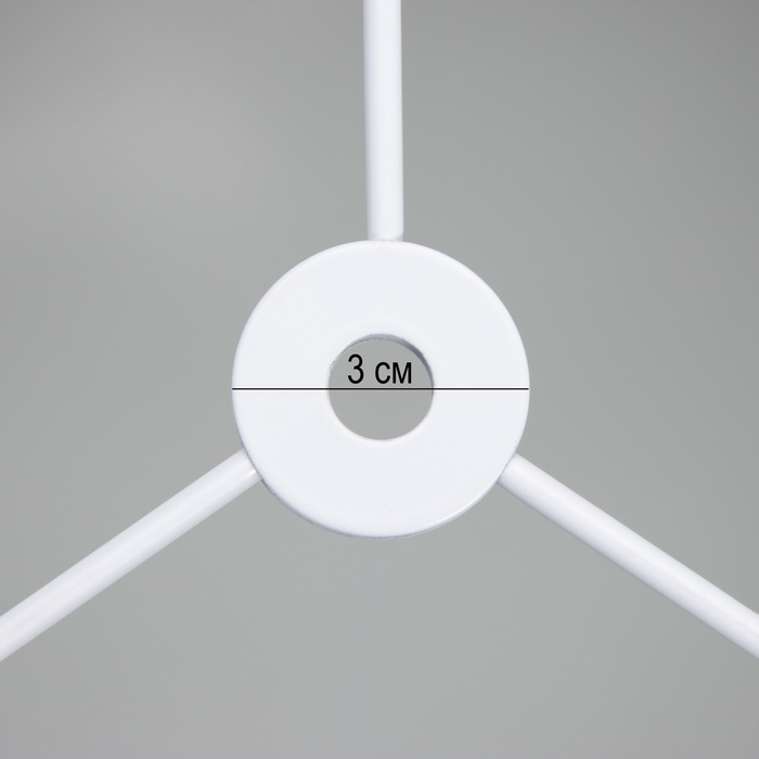 Абажур BayerLux «Каскад», Е27, белый, 30×30×18 см