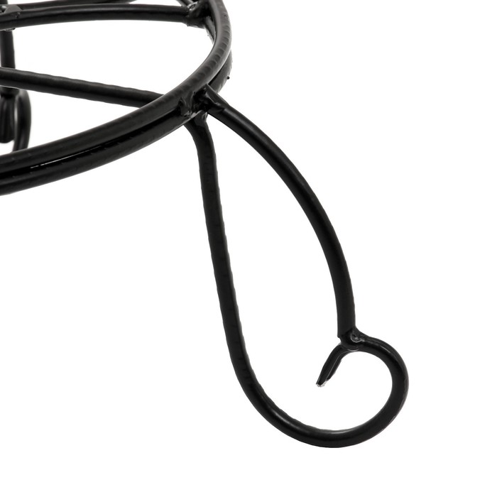 Подставка под тандыр, d=37 см, максимальная нагрузка 150 кг, металл, чёрная, форма МИКС