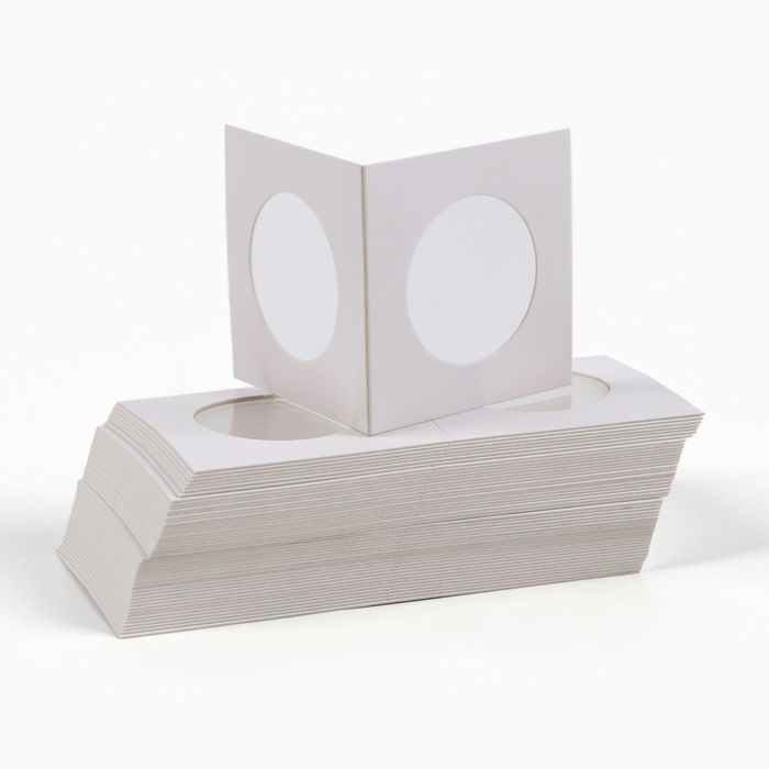 Набор холдеров для монет под скрепку, d=3 см, 50 шт.