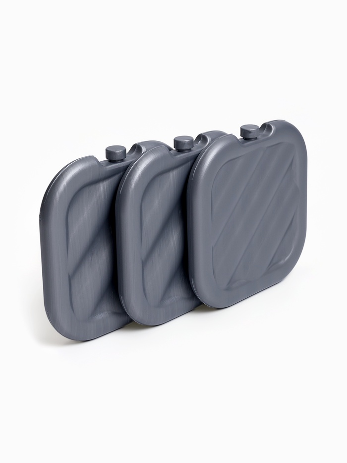 Аккумулятор холода гелевый «Мастер К», набор 3 шт., 300 мл, 16.1×16.1 см