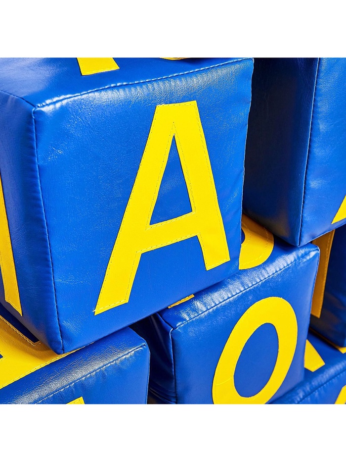 Мягкие кубики «Буквы», набор 10 элементов, МИКС