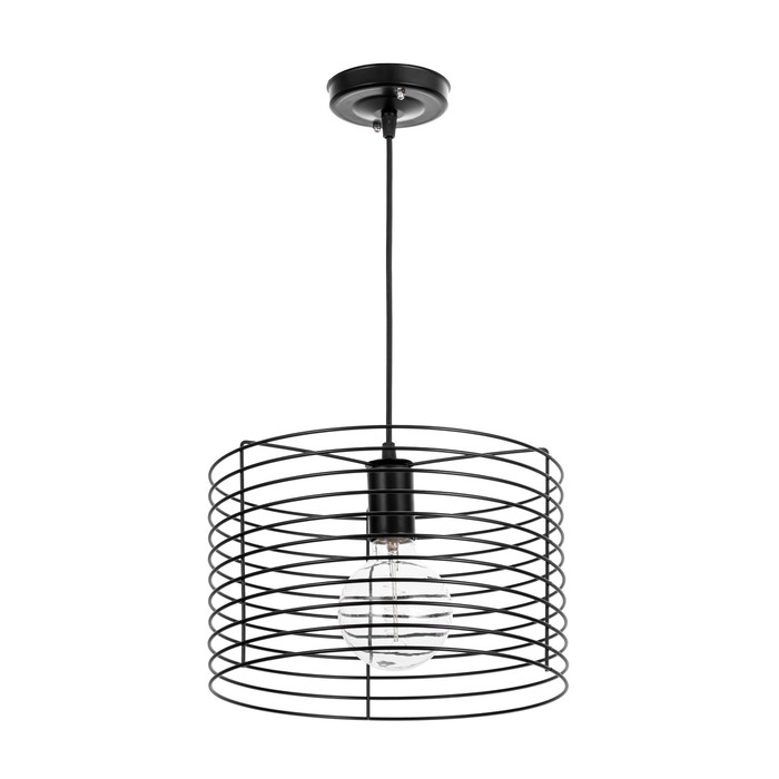 Люстра Сатурн Подвес BayerLux магическая, чёрная, 1×40 Вт цоколь E27