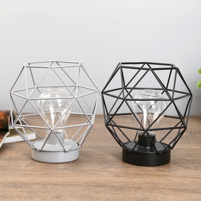 Ночник «Лофти» LED МИКС 15×15×16 см RISALUX