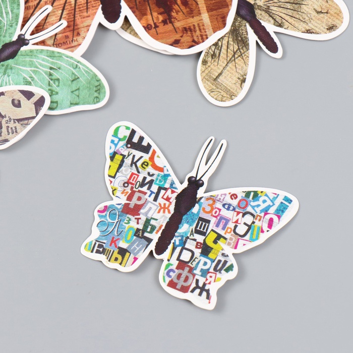 Набор магнитов на холодильник «Газета», 12 шт., картон, h=4-10 см