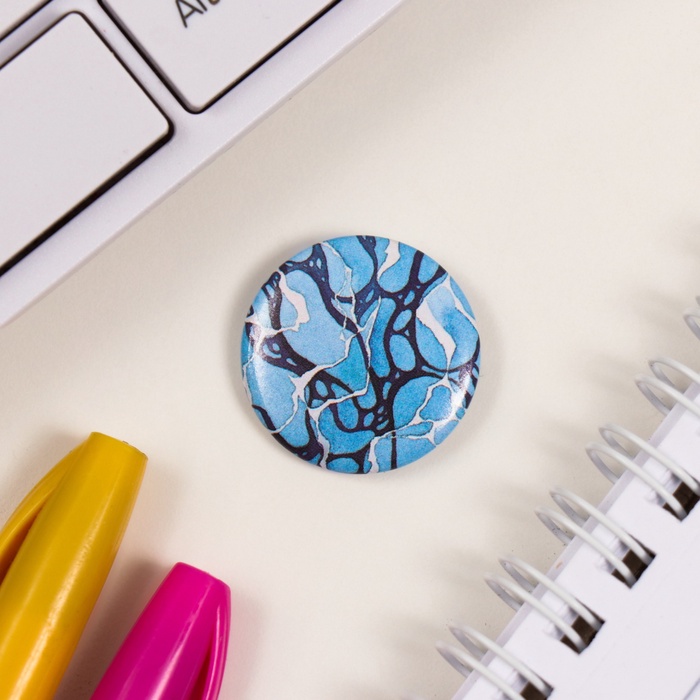 Набор значков на одежду, рюкзак, сумку «Моё море», 3 шт., d=25 мм, закатные, 7×7 см