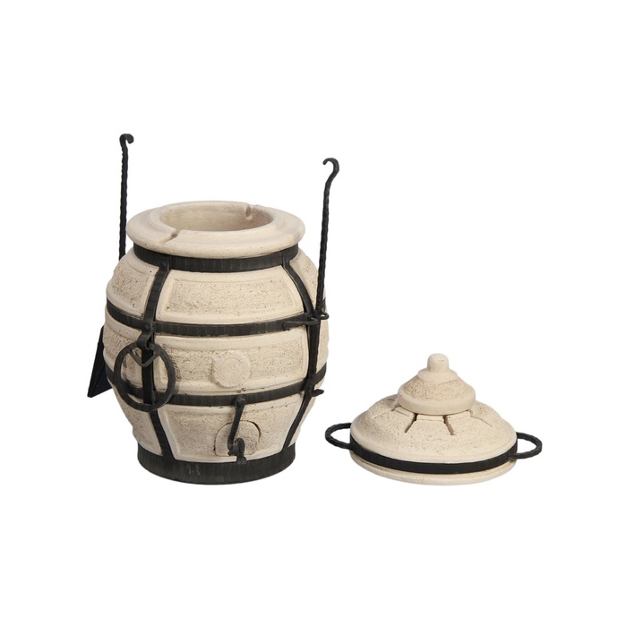 Тандыр «Сармат Донской», h=67 см, d=42 см, 56 кг, 8 шампуров, кочерга, совок