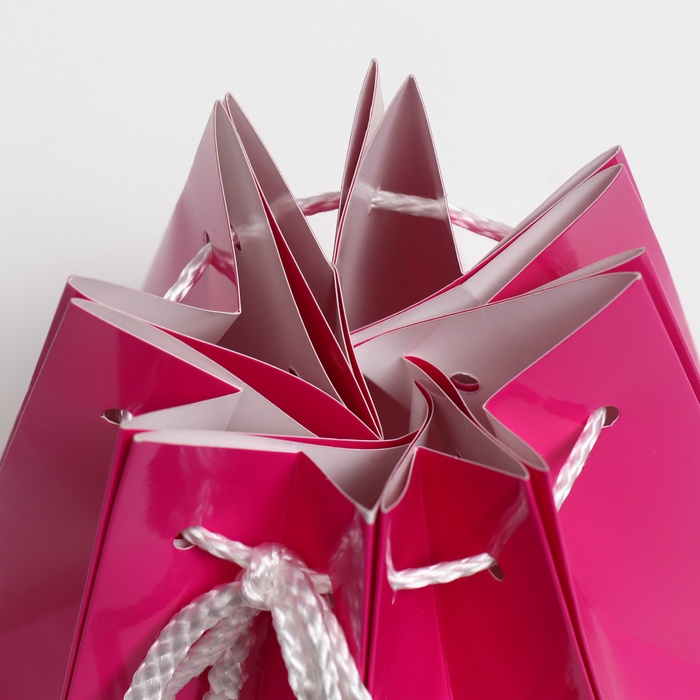 Аквабокс коробка для цветов, розовый, 16×16 см