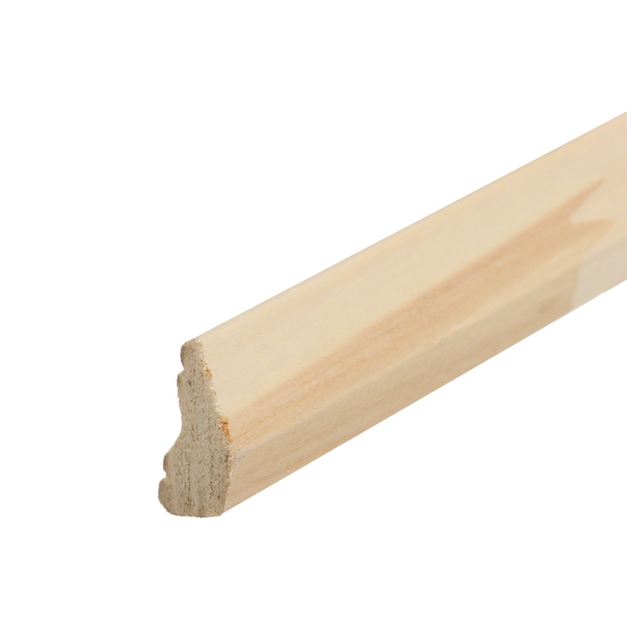 Плинтус сращённый для бани «Добропаровъ», осина, сорт А, 2400×30×12 мм