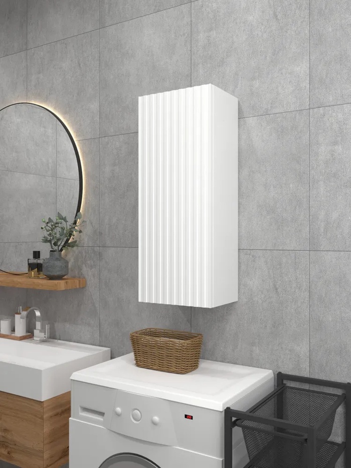 Шкаф навесной для ванной комнаты и туалета «MH9 - MA», 750×300×217 мм, цвет белый - М 10