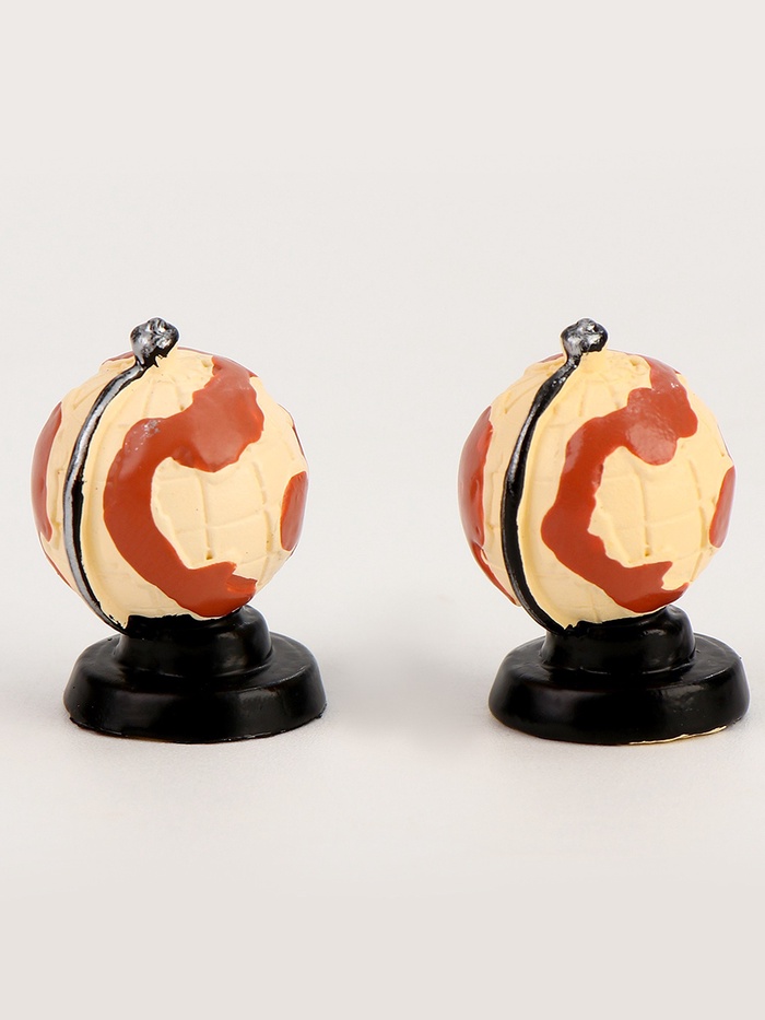 Миниатюра кукольная «Глобус», набор 2 шт., размер 1 шт. — 2×2×2.5 см