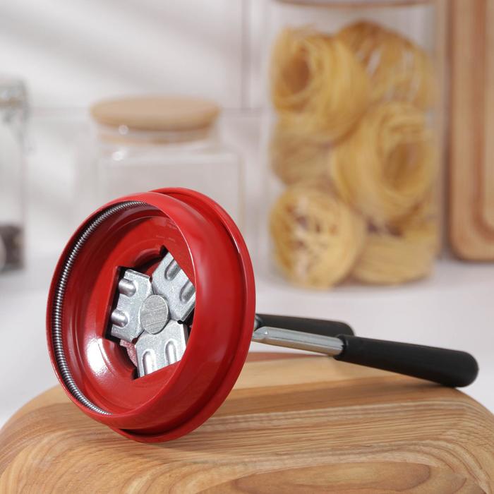 Закаточная машинка «Машенька», автомат, красная