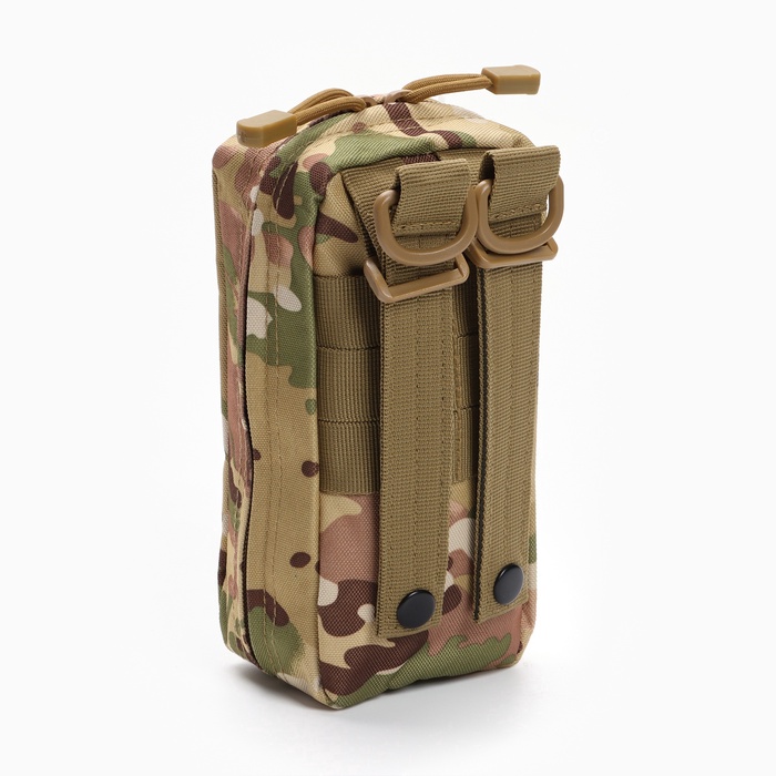 Аптечка тактическая-подсумок, камуфляж мультикам, 11×20 см, бежевая