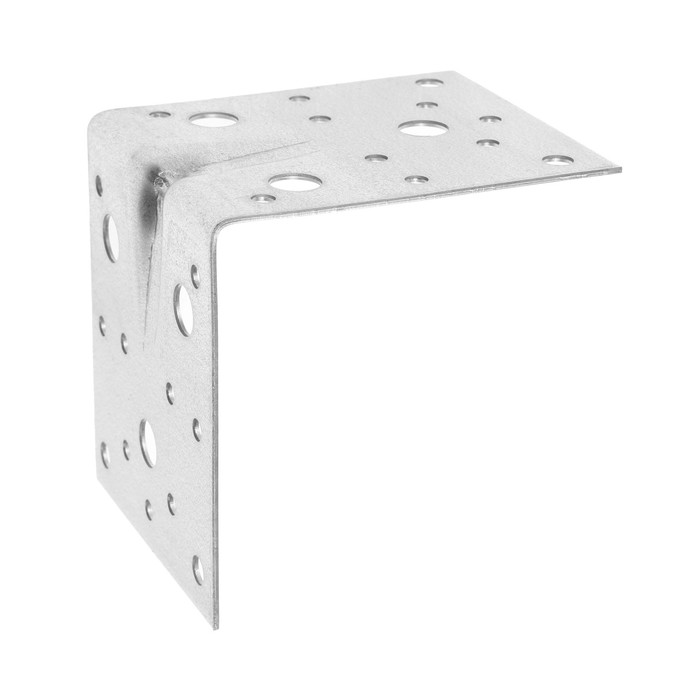 Уголок крепежный усиленный ТУНДРА krep, 100×100×85×2 мм, в упаковке 25 шт.