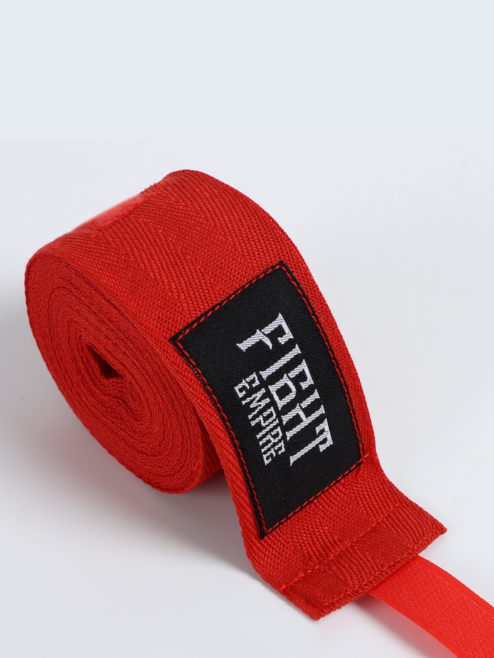 Бинты боксёрские FIGHT EMPIRE, 4 м, красные