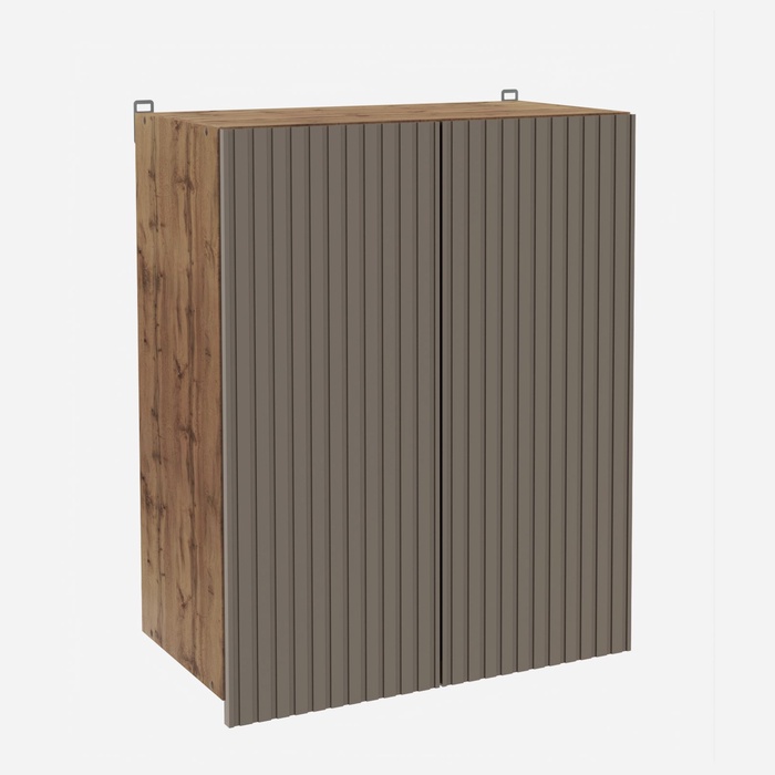 Шкаф навесной «Ника», 600×317×746 мм, цвет коричневый софт МДФ/дуб вотан