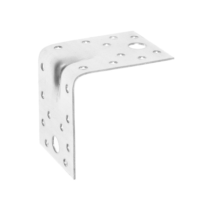 Уголок крепежный усиленный ТУНДРА krep, 70×70×55×1.5 мм, в упаковке 50 шт.