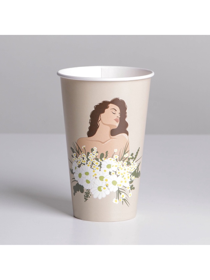 Стакан для цветов «Ромашки», 350 мл