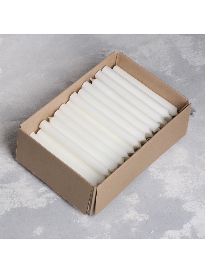 Набор свечей хозяйственных, 1.8×17 см, 40 г, 60 шт.