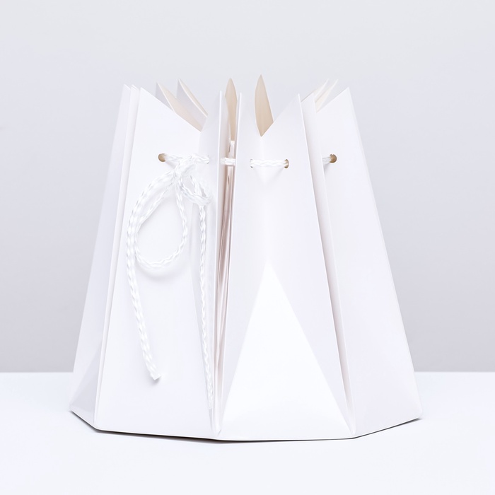 Аквабокс, упаковка, 20×20 см, Белый