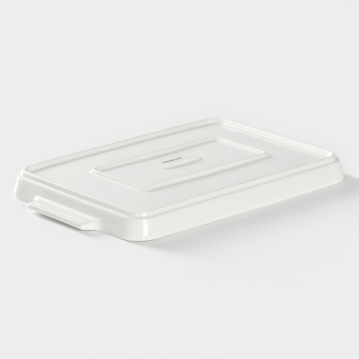 Блюдо для запекания прямоугольное Magistro «Бланш», 30×19 см, фарфор, белое