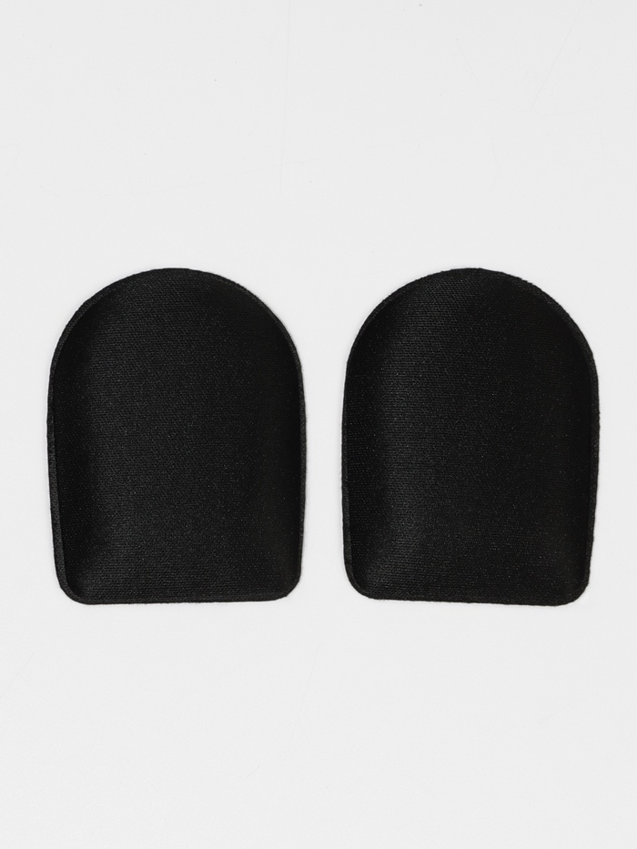 Подпяточники для обуви, клеевая основа, 8×6 см, пара, чёрные