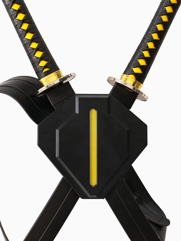 Макет оружия «Сувенирные парные катаны», заплечные, 86.5×72×7.5 см