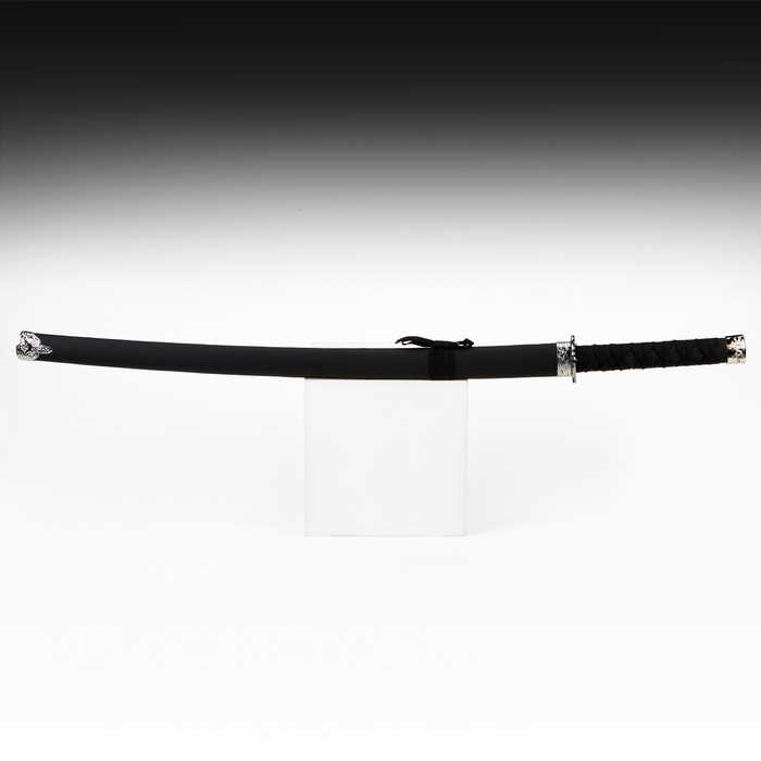 Макет оружия «Сувенирная катана. Орочи», 89 см, клинок 46 см, ножны, чёрный, матовые