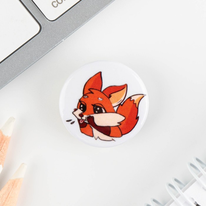 Значок металлический, закатной «Треш персонажи», d=2.5 см, МИКС