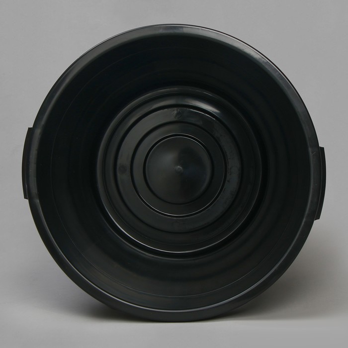 Бак хозяйственно - бытовой, 50 л, полипропилен, с крышкой, чёрный