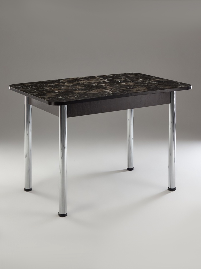 Стол кухонный, 1100×700×775 мм, цвет венге/мрамор королевский пластик