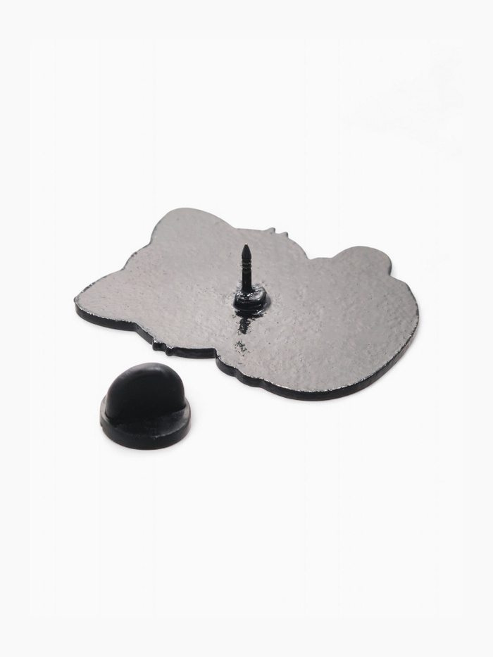 Значок «Котик» из Гриффиндора, цветной в чёрном металле